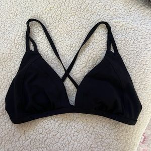 Lulu Lemon black bikini top